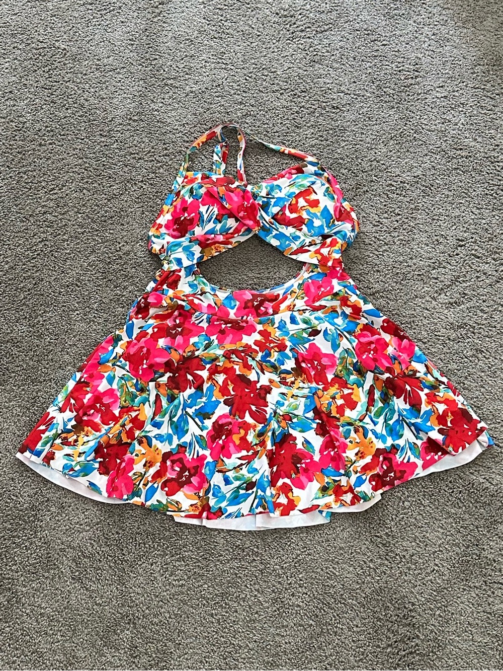 B2Prity One Piece Skirted Swimsuit